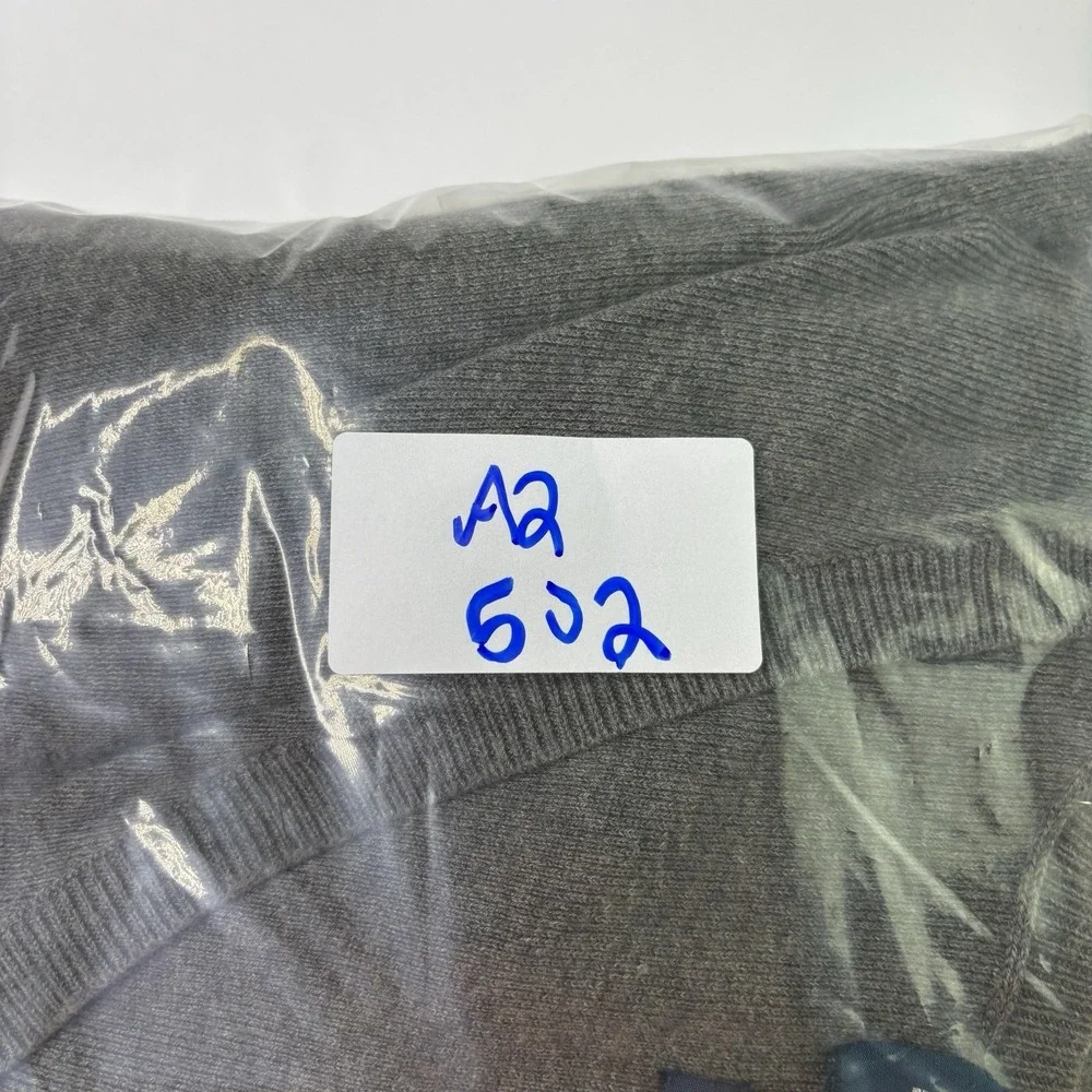 Polo Ralph Lauren Sweater Mens 3XLT Gray Pima Cotton Knit V-Neck Pullover